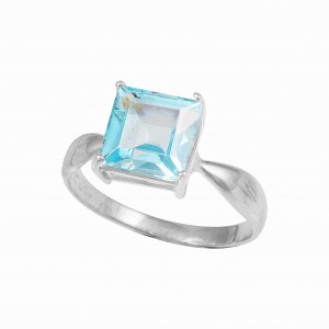 Blue Topaz Ring
