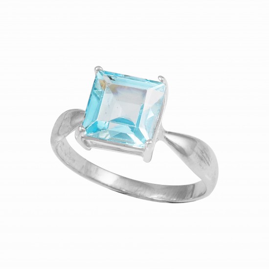 Blue Topaz Ring