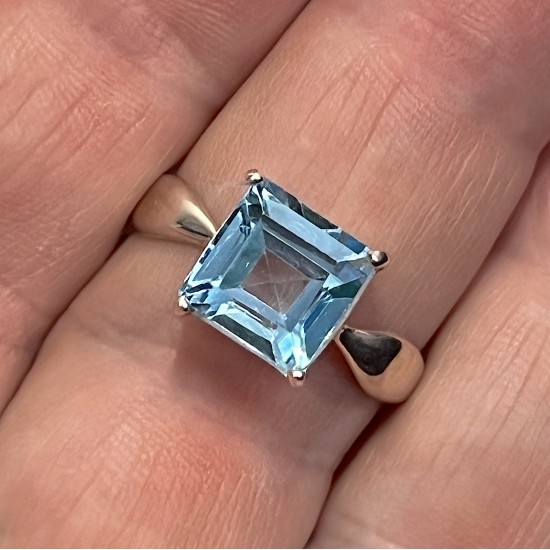 Blue Topaz Ring