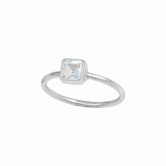 Blue Topaz Ring