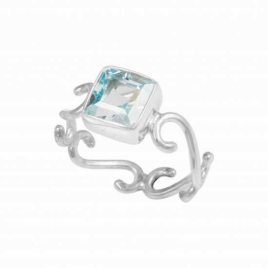 Blue Topaz Ring