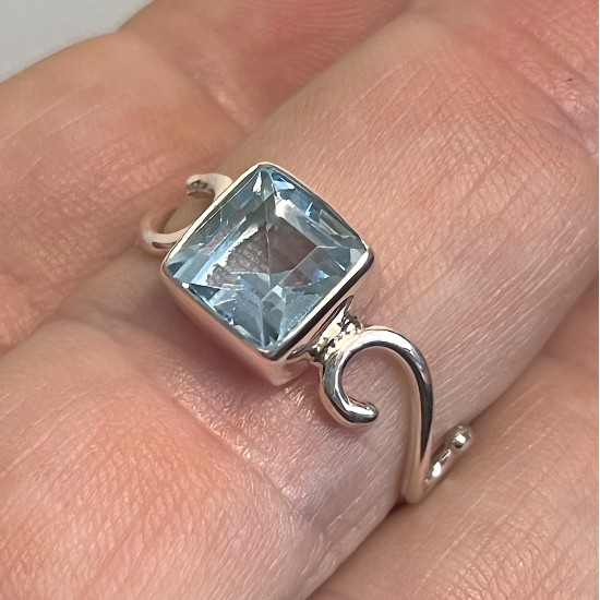 Blue Topaz Ring