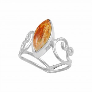 Mexican Fire Opal Ring