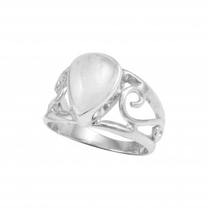 Rainbow Moonstone Ring