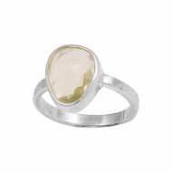 Green Amethyst Ring