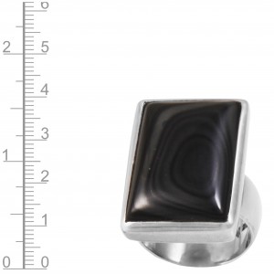 Psilomelaine Ring