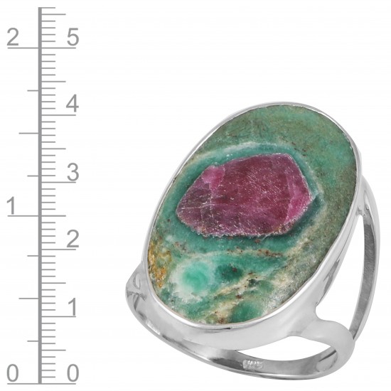 Ruby in Fuchsite Ring