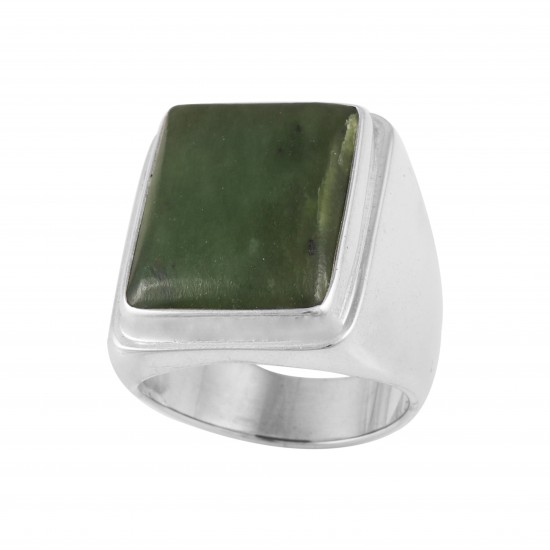 Nephrite Jade Men's Ring