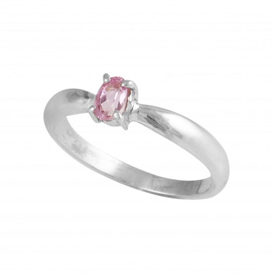 Pink Imperial Topaz Ring