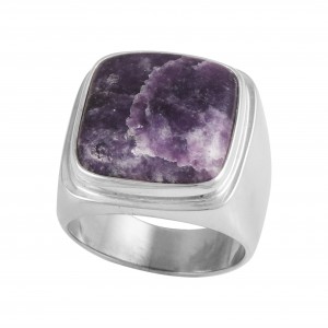 Lepidolite Men's Ring