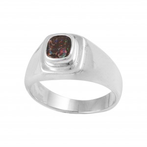 Boulder Opal Men's  Ring