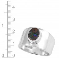 Boulder Opal Ring