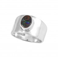 Boulder Opal Ring