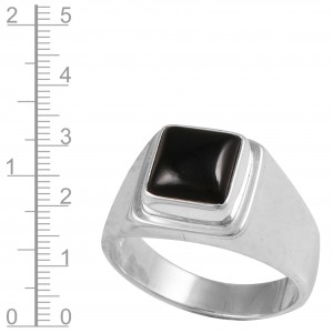 Black Onyx Men's Ring