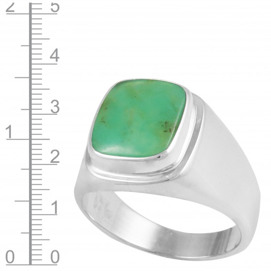 Chrysoprase Men's Ring Chrysoprase Men's Ring