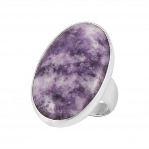 Lepidolite Ring