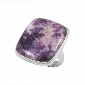 Lepidolite Ring