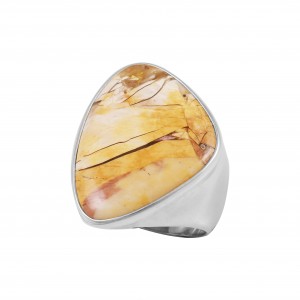 Brecciated Mookaite Ring