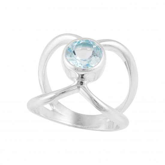 Blue Topaz Ring