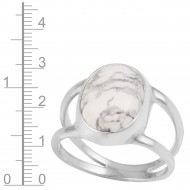 Howlite Ring