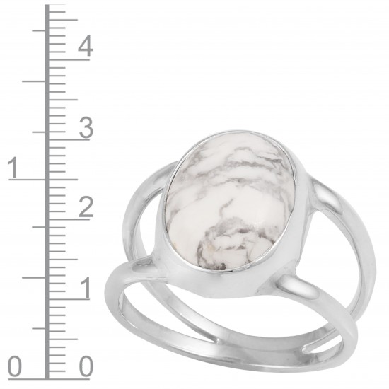 Howlite Ring Howlite Ring