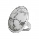 Howlite Ring Howlite Ring