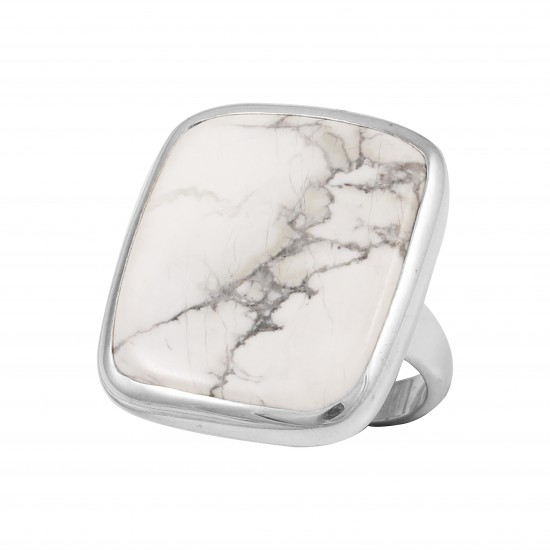 Howlite Ring Howlite Ring