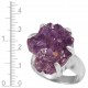 Amethyst Druzy Ring