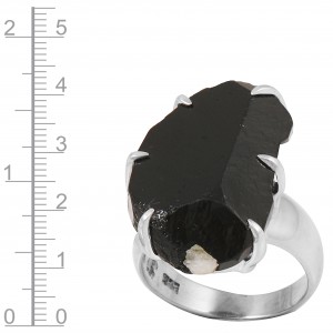 Black Tourmaline Ring (Termination)