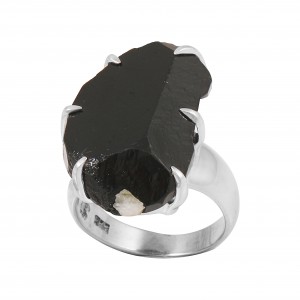 Black Tourmaline Ring (Termination)