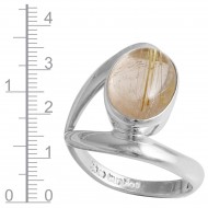 Rutile Quartz Ring