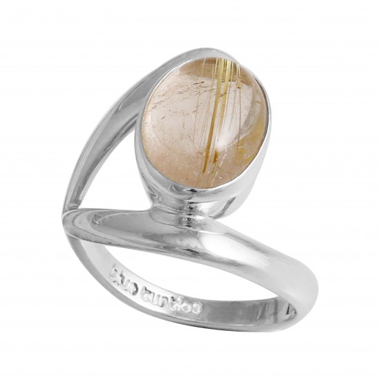 Rutile Quartz Ring