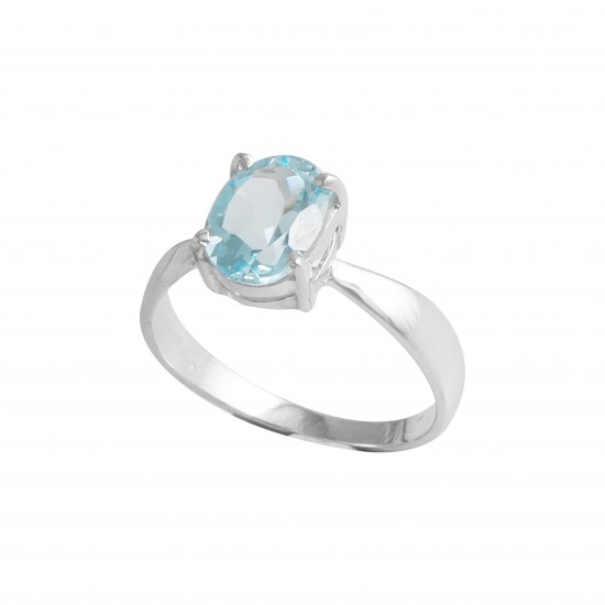 Blue Topaz Ring