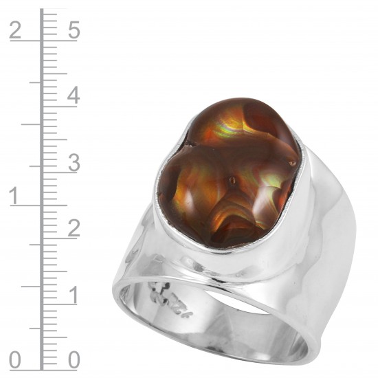 Mexican Fire Agate Ring