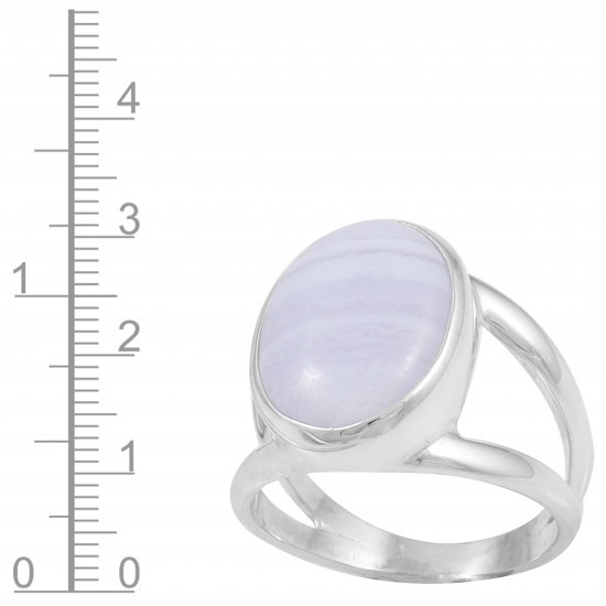 Blue Lace Agate Ring