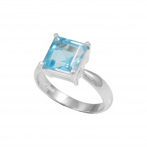 Blue Topaz Ring