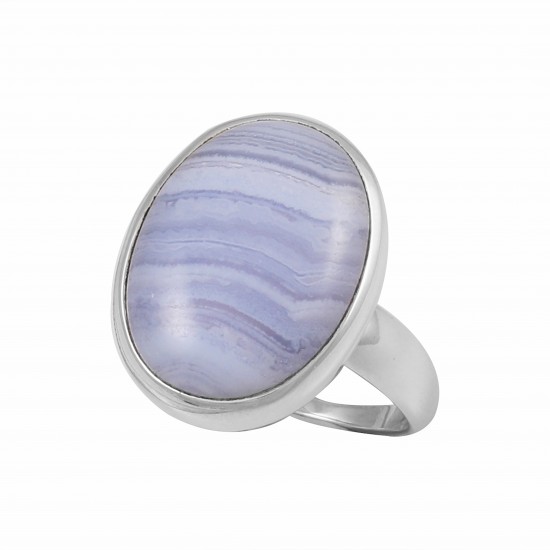Blue Lace Agate Ring Blue Lace Agate Ring