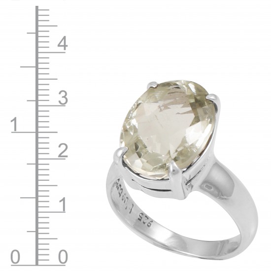 Green Amethyst Ring Green Amethyst Ring