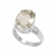 Green Amethyst Ring