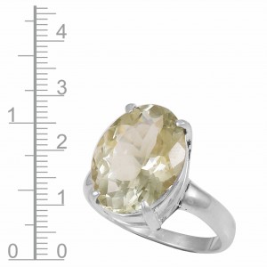 Green Amethyst Ring
