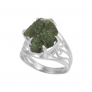 Moldavite Ring