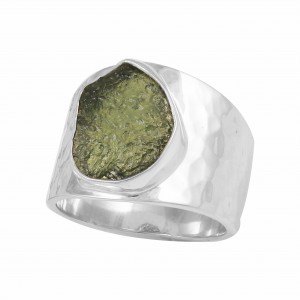 Moldavite Ring