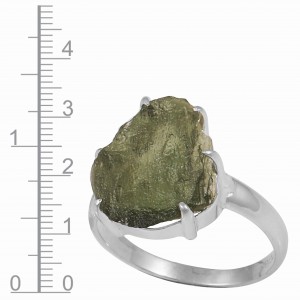 Moldavite Ring