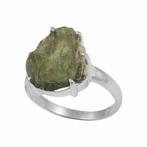 Moldavite Ring