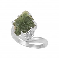 Moldavite Ring
