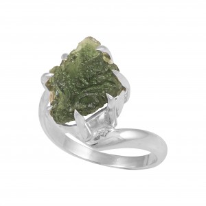 Moldavite Ring
