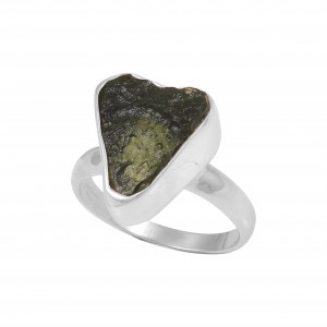 Moldavite Ring