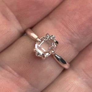 Herkimer Diamond Ring