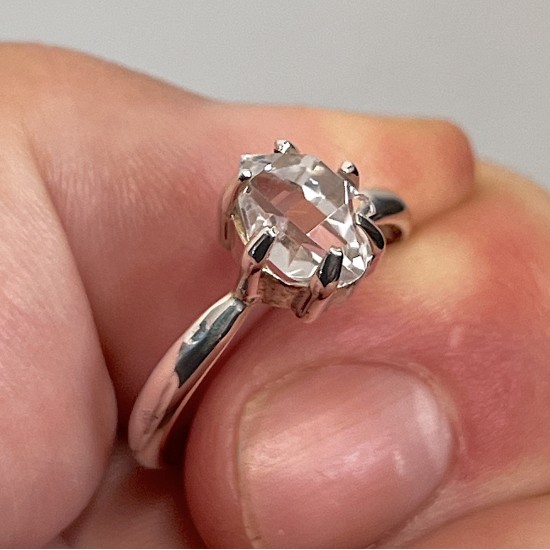 Herkimer Diamond Ring