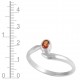 Orange Sapphire Ring